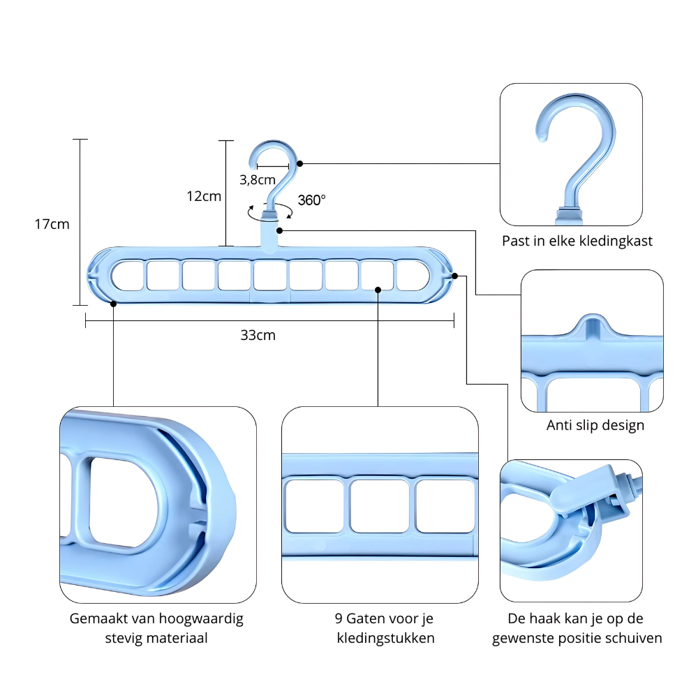 Smarthanger™ | Meer ruimte, minder chaos!