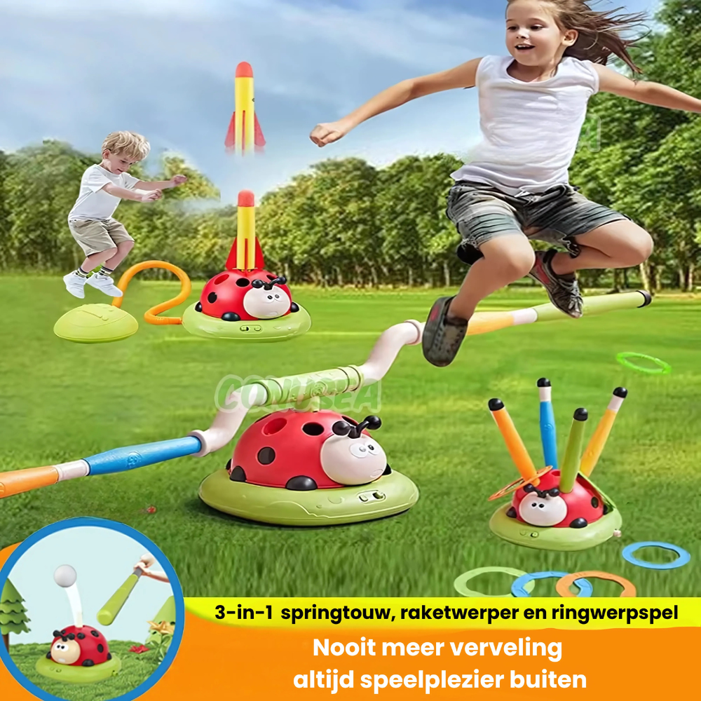 JoyHopper™ | 3-in-1 Buitenspelen zonder verveling