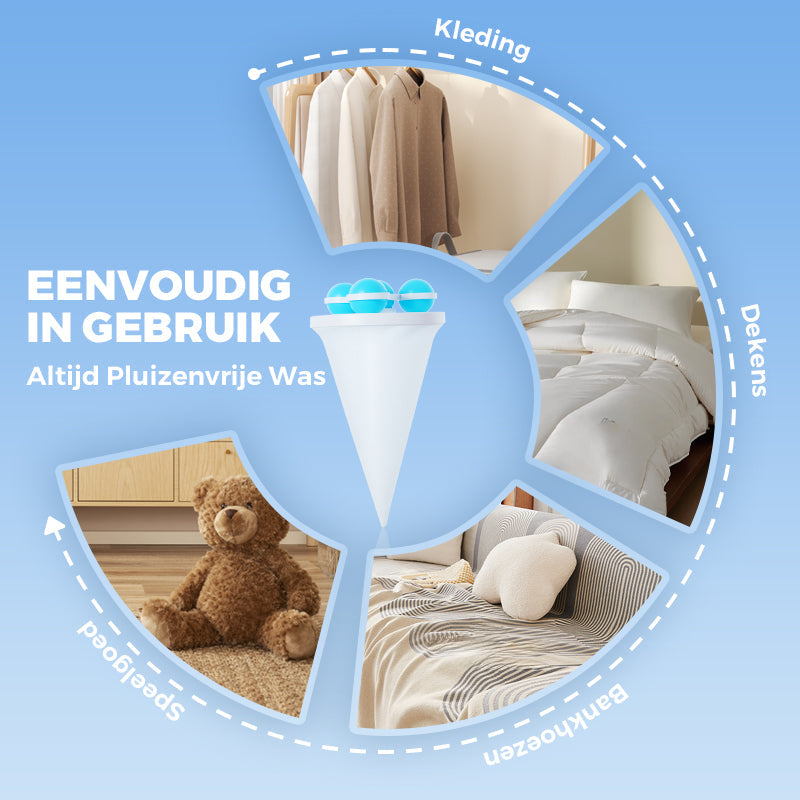 HaarVrijWaszakje™ | Bescherm je kleding en wasmachine!