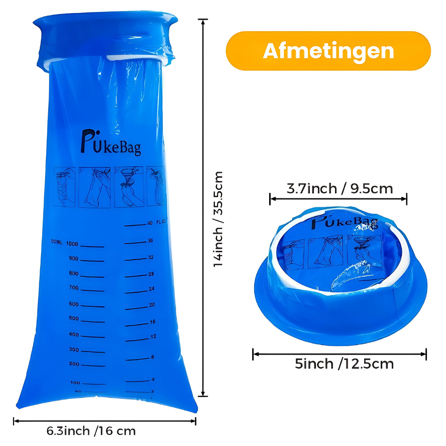 EasyPuke™ | Altijd voorbereid op misselijkheid!