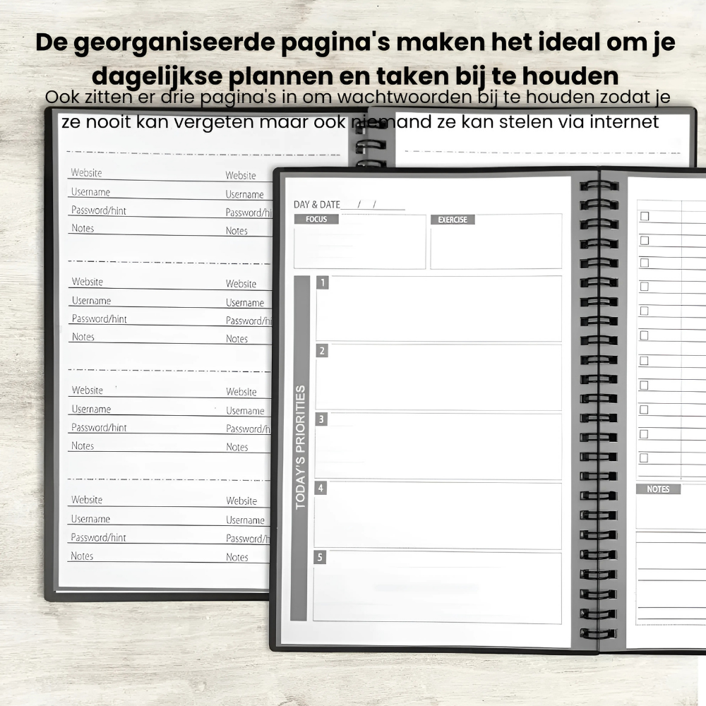 infinityNote™ | Schrijf, wis & gebruik eindeloos opnieuw!