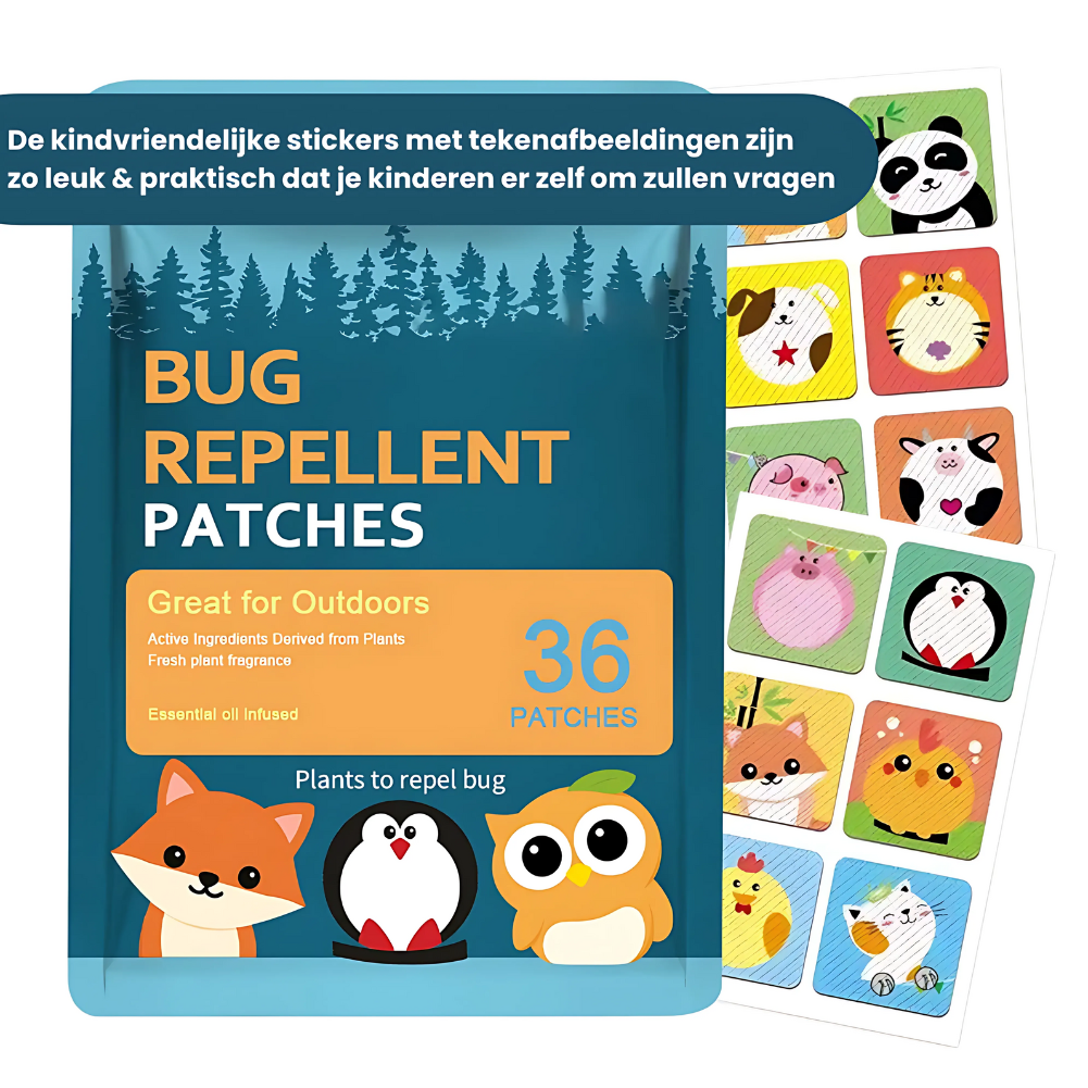 Patchquito™ | Effectieve anti-muggen bescherming!