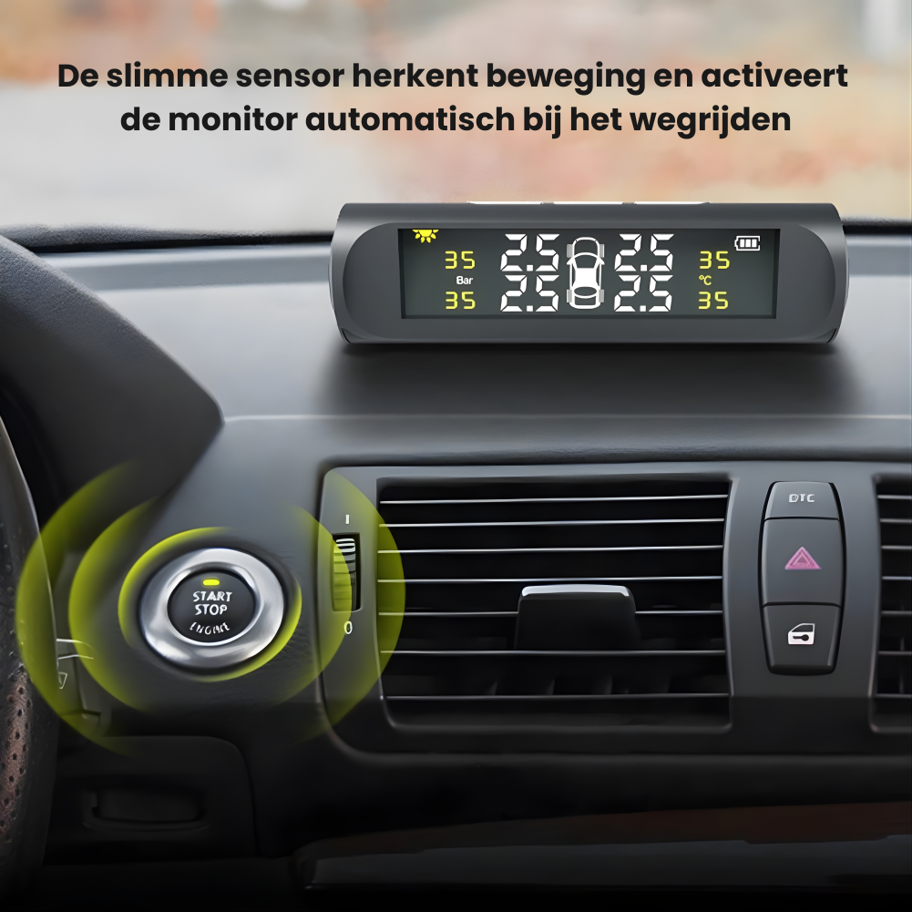 TireMonitor™ | Altijd de juiste bandenspanning!