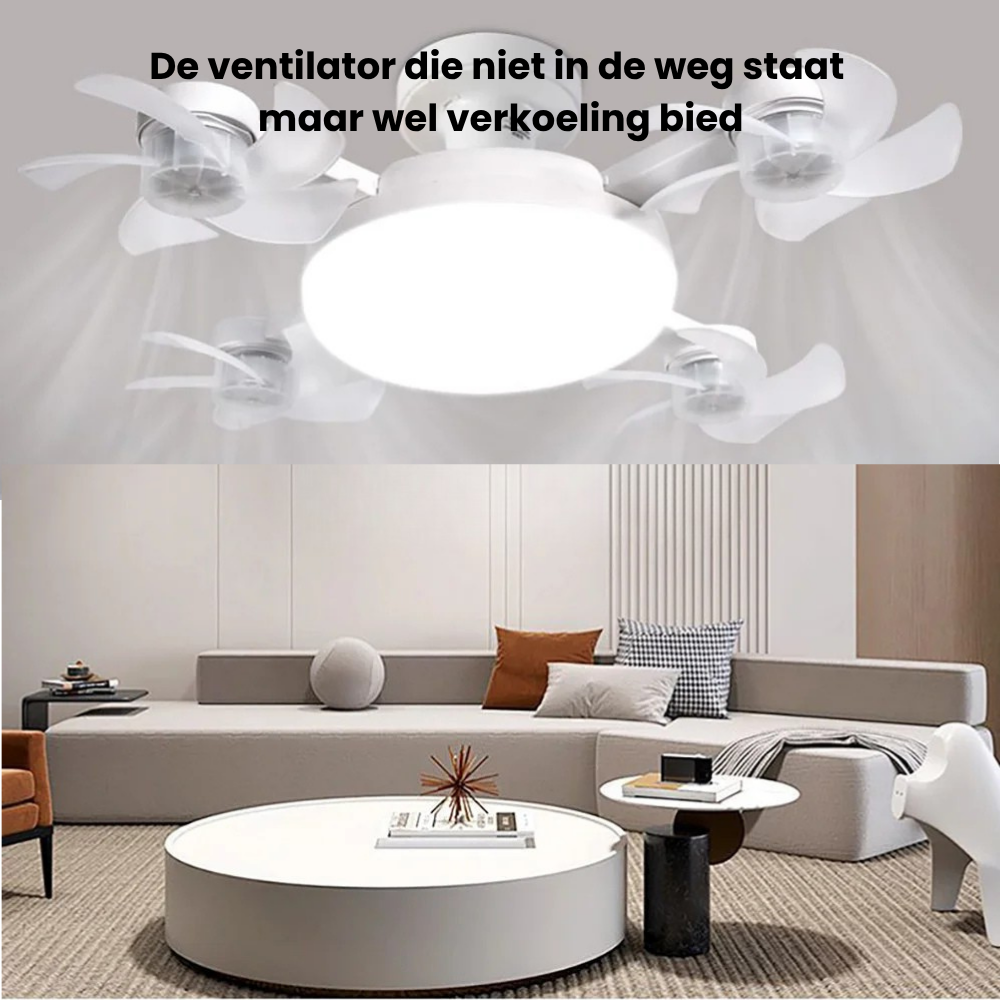 FanLight™ | Verkoelend & ruimte besparend!