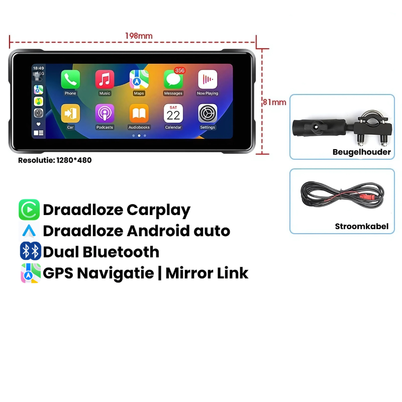 MotoView™ | Geschikt voor elke motor!