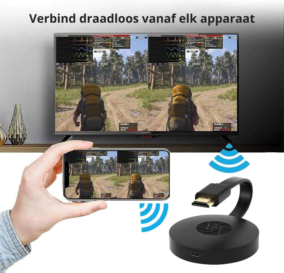 AnyStream™ | Draadloze HMDI verbinding!