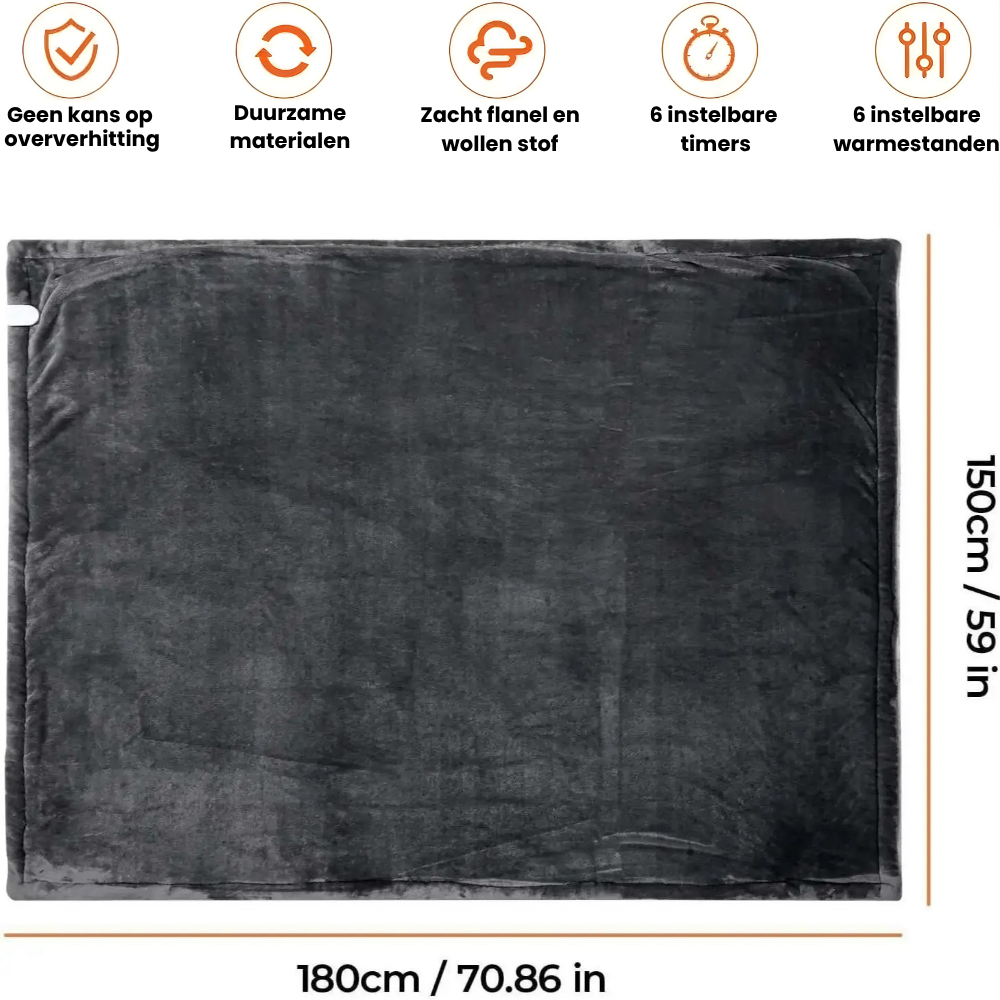 ThermoLuxe™ | Elektrisch warmte deken!