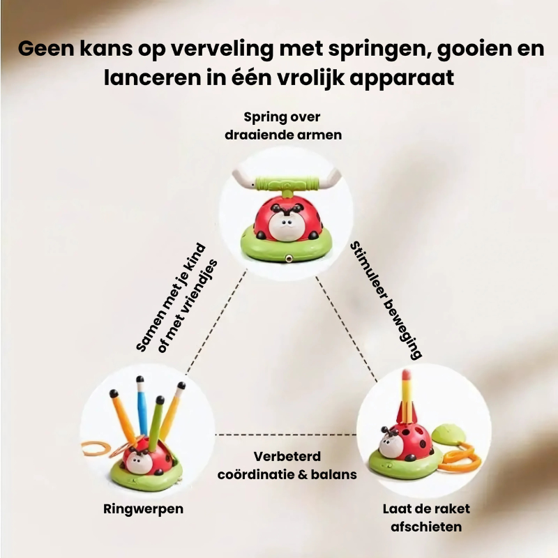 JoyHopper™ | 3-in-1 Buitenspelen zonder verveling