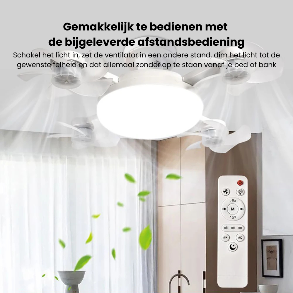FanLight™ | Verkoelend & ruimte besparend!