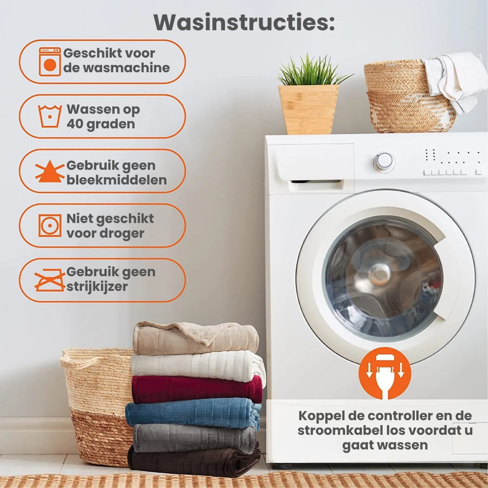 ThermoLuxe™ | Elektrisch warmte deken!