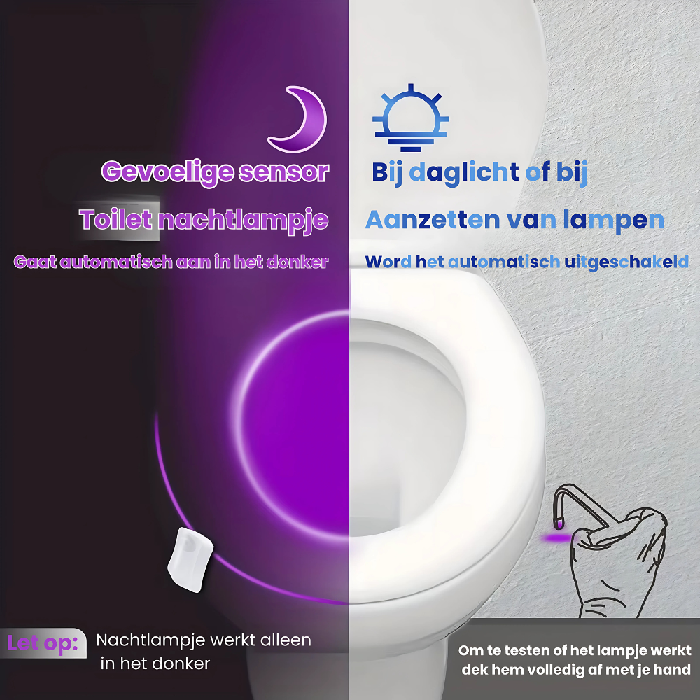 ToiletGlow™ | Jouw gids in het donker!
