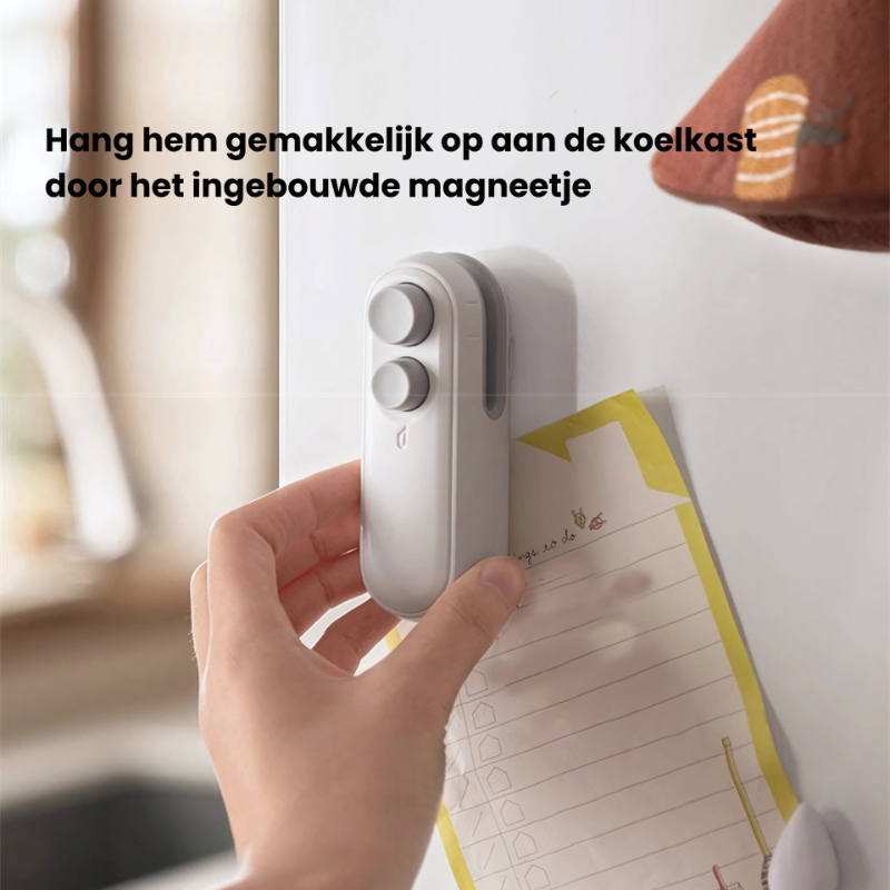 MiniSealer™ | Verspeel nooit meer eten!