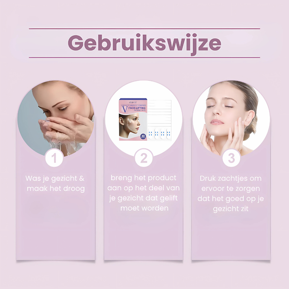 CélesteLift™  | Onzichtbare liftende gezichtstape!