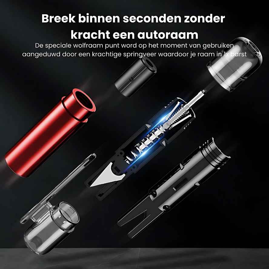 LifeHammer™ | Onmisbare redding bij noodgevallen!