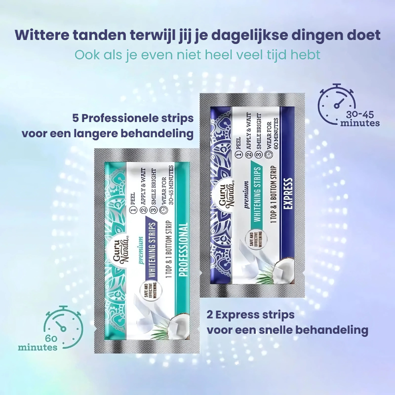 WhiteningStrips™ | Krijg weer wittere tanden!