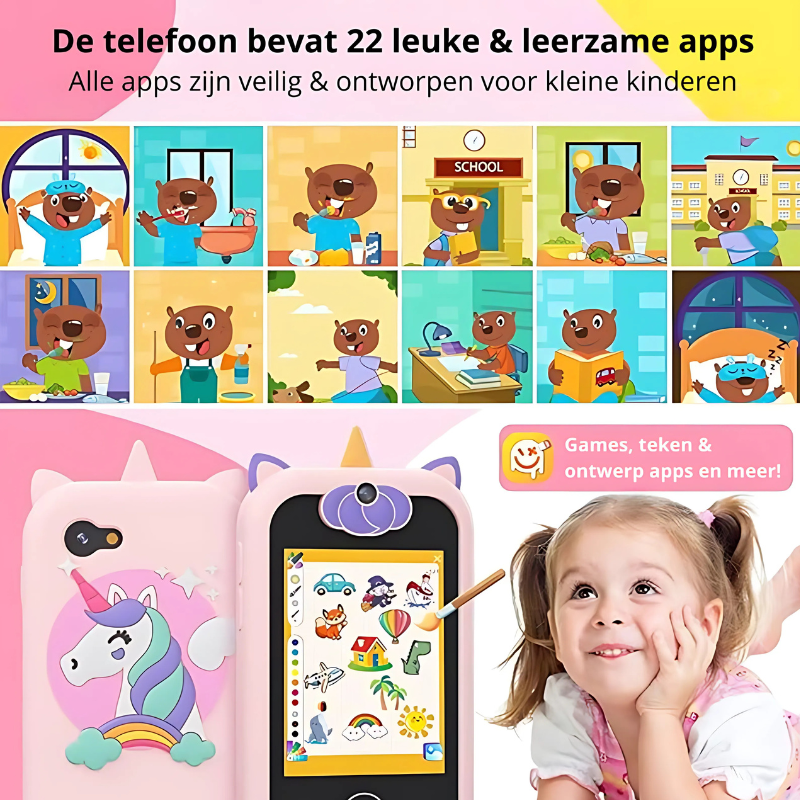KidsPlayPhone™ | Veilig, leuk & leerzaam!