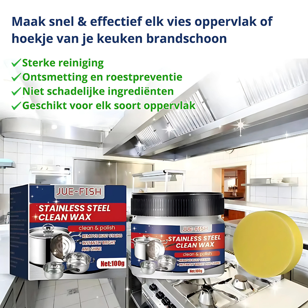 SteelShine™ | Laat vieze pannen weer stralen!