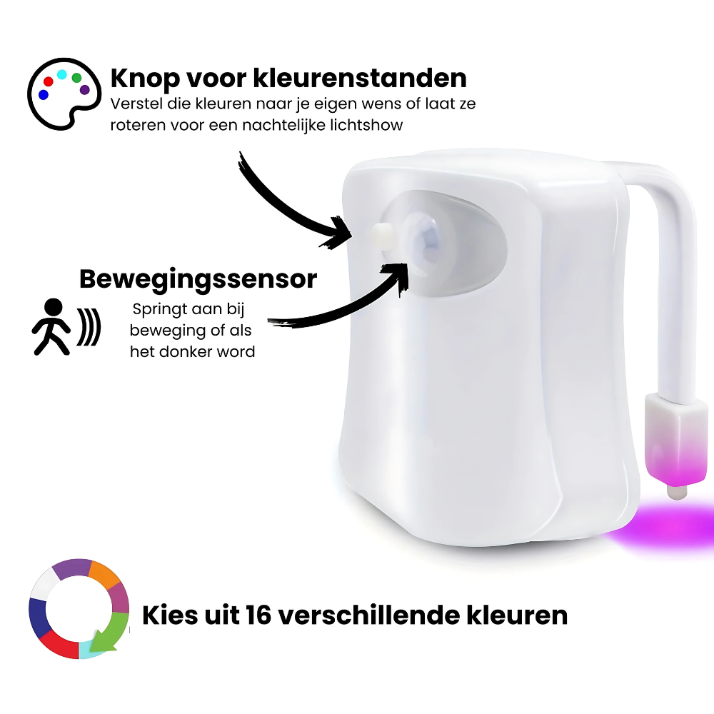ToiletGlow™ | Jouw gids in het donker!