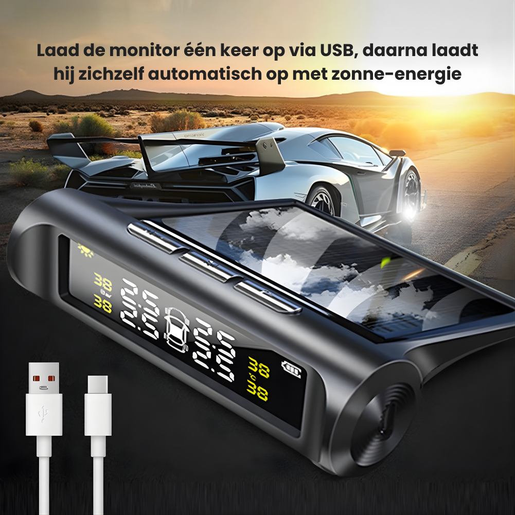 TireMonitor™ | Altijd de juiste bandenspanning!