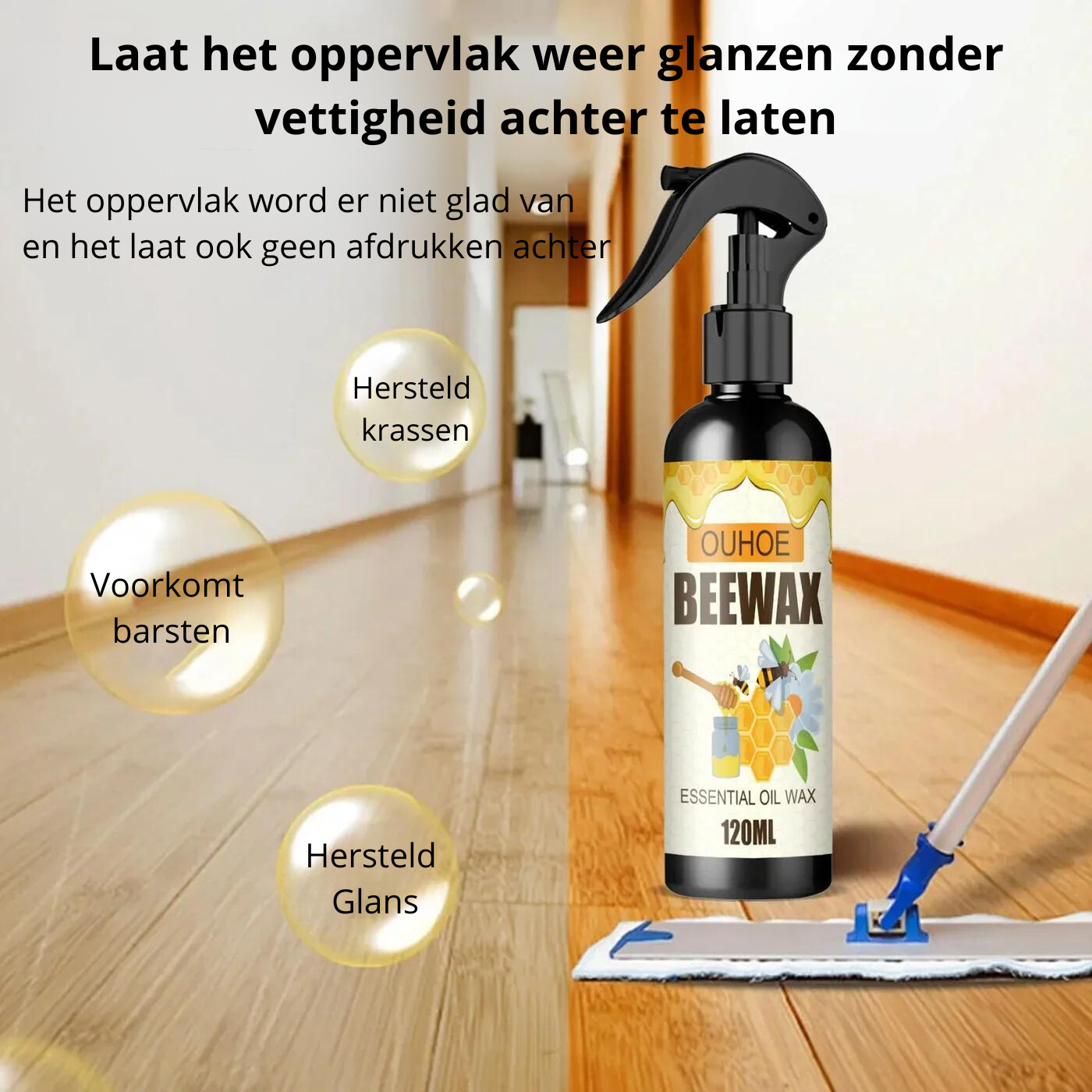 WoodShiner™ | Hout herstellende Bijenwas spray!