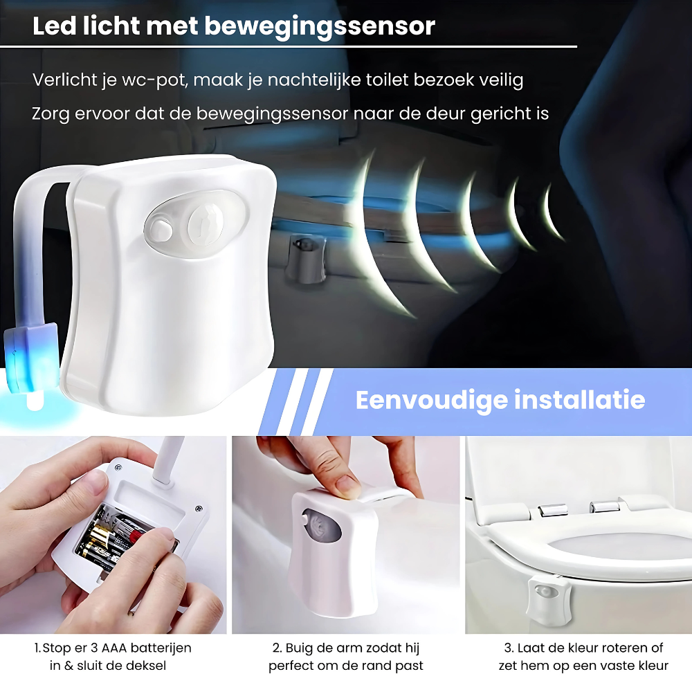 ToiletGlow™ | Jouw gids in het donker!