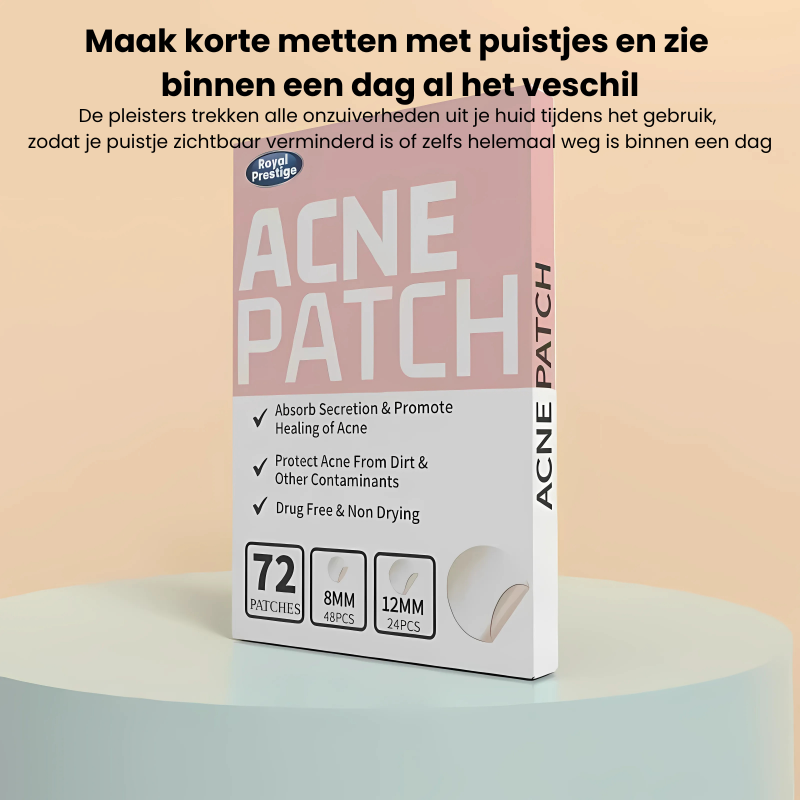 PimplePatch™ |  Snelle hulp bij puistjes!