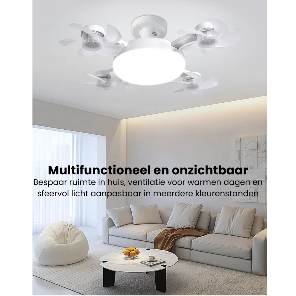FanLight™ | Verkoelend & ruimte besparend!