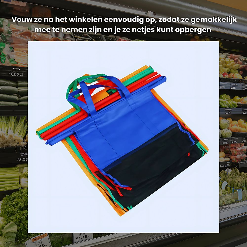EcoTrolley™ | De 4-in-1 boodschappentassen set!