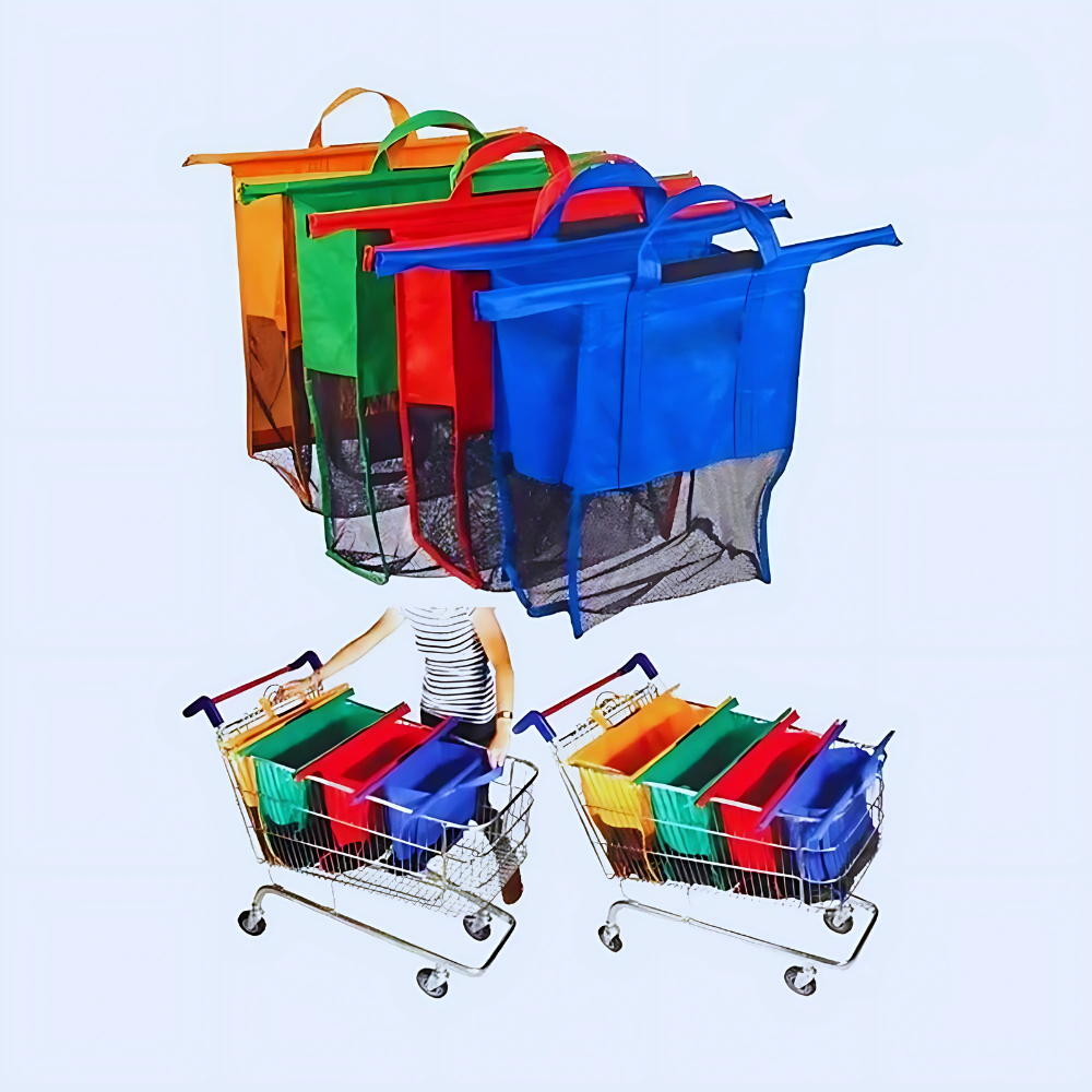 EcoTrolley™ | De 4-in-1 boodschappentassen set!
