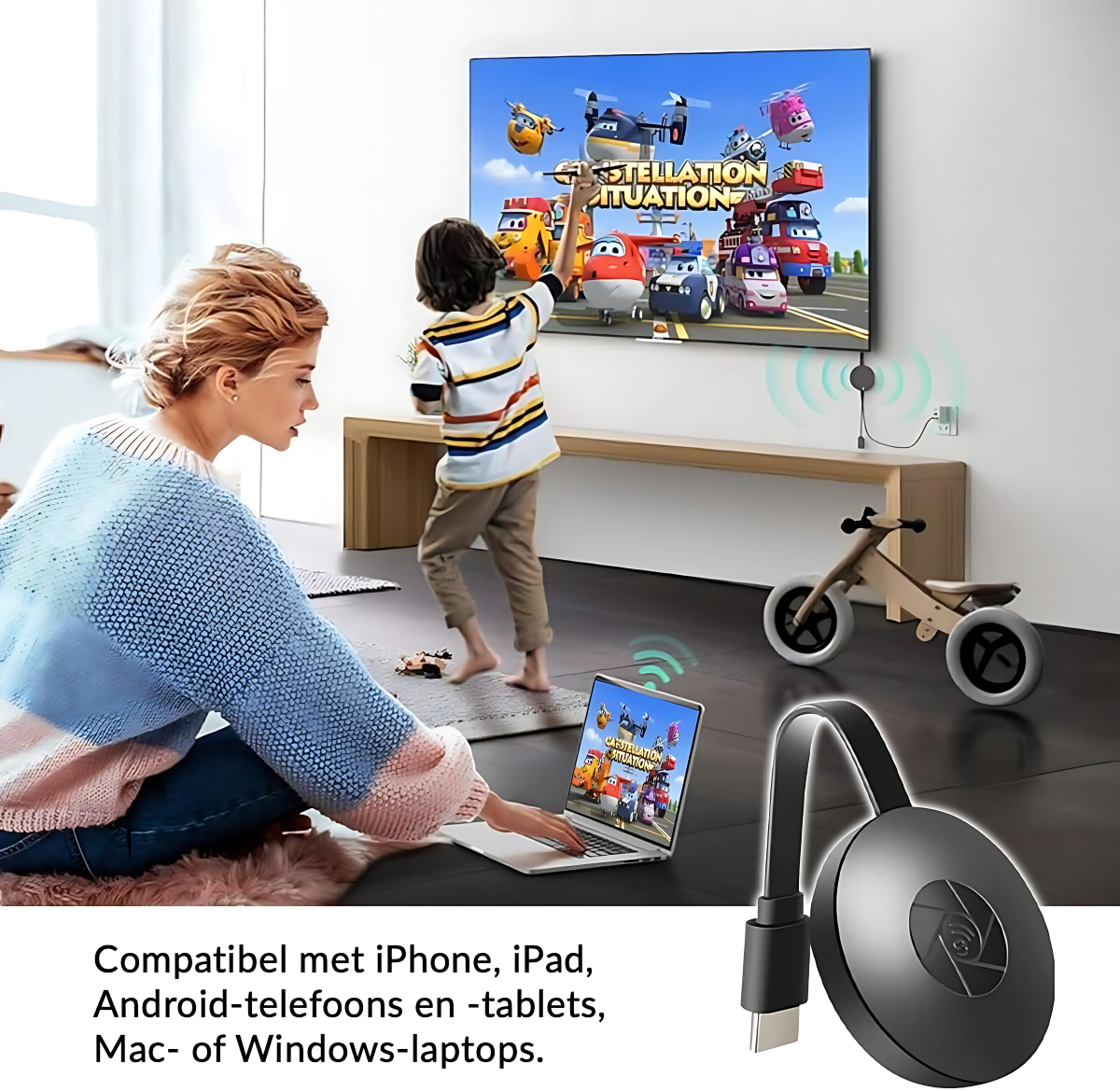 AnyStream™ | Draadloze HMDI verbinding!