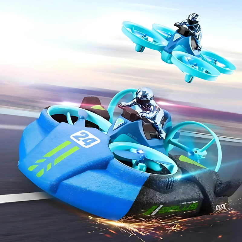 HydroFly™ |  De 3-in-1 Drone, boot & raceauto!