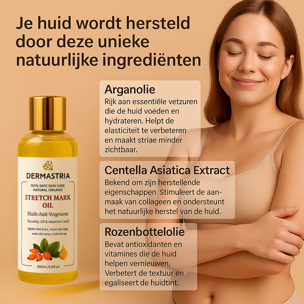 Dermastria™ | Huid & striae herstellende olie!