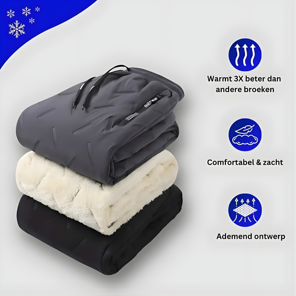 ThermoShield™ | Unisex Warme waterdichte fleece broek!