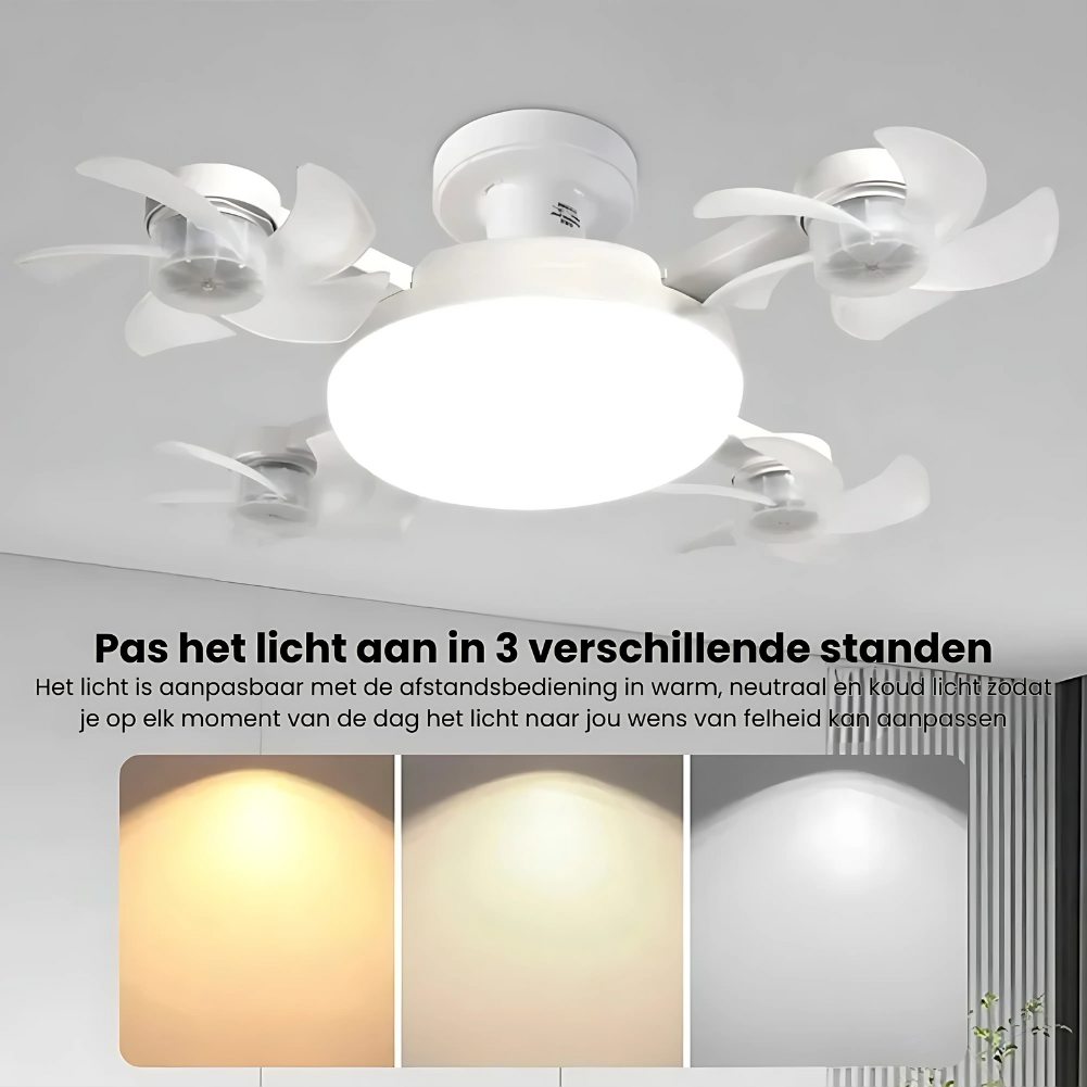 FanLight™ | Verkoelend & ruimte besparend!