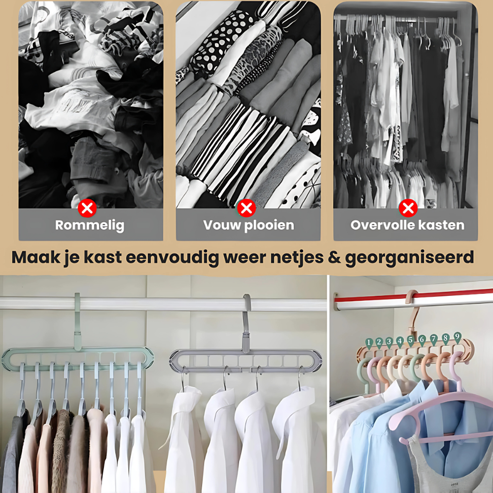 Smarthanger™ | Meer ruimte, minder chaos!