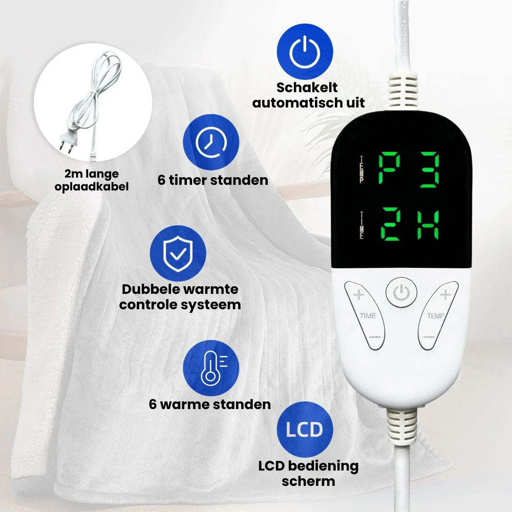 ThermoLuxe™ | Elektrisch warmte deken!