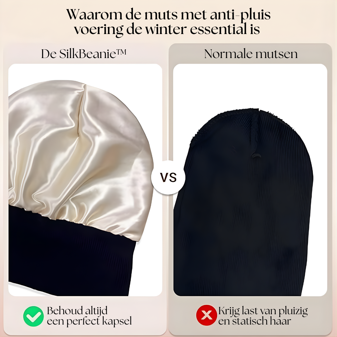 SilkBeanie™ | Nooit meer pluizig haar!