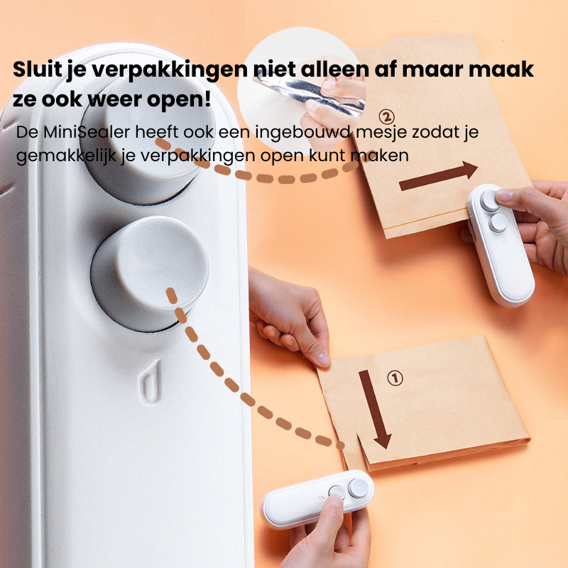 MiniSealer™ | Verspeel nooit meer eten!