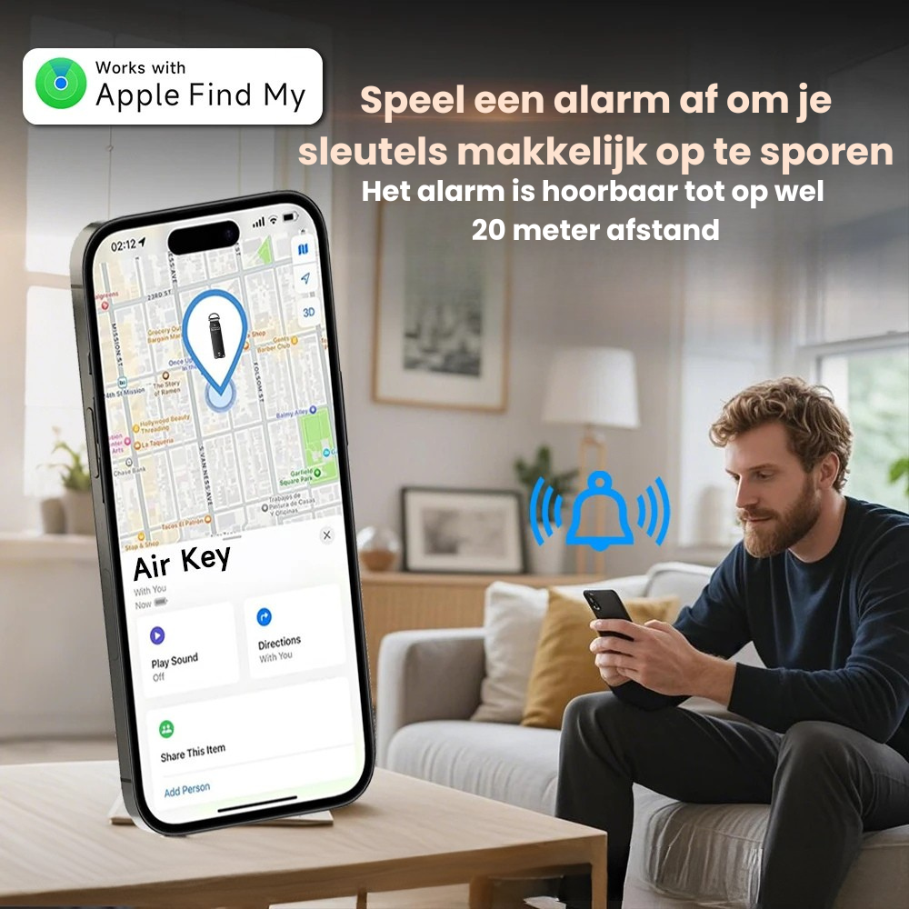 TrackMyKey™ | Nooit meer sleutels kwijt!
