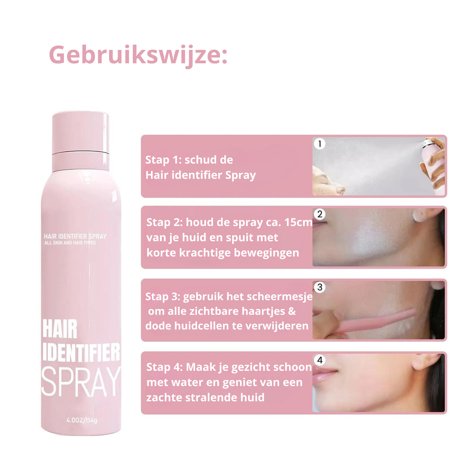 FaceHairKit™ | Verwijder moeiteloos gezichtshaar!