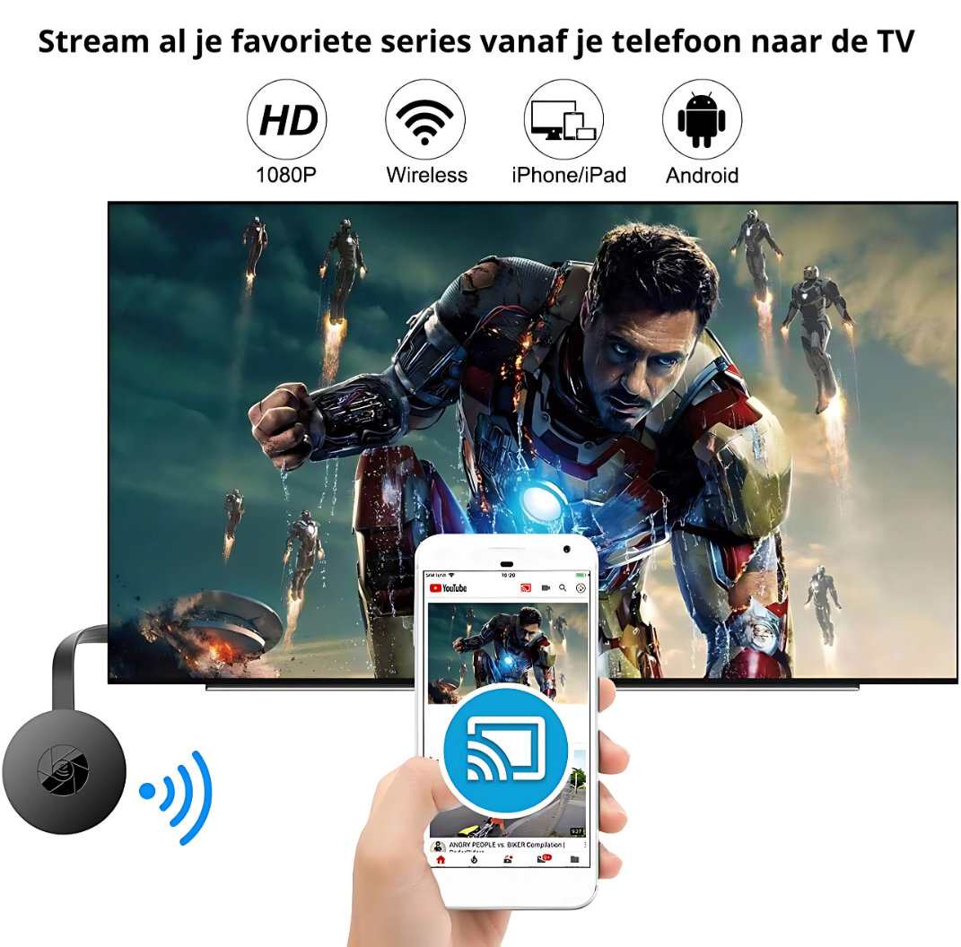 AnyStream™ | Draadloze HMDI verbinding!