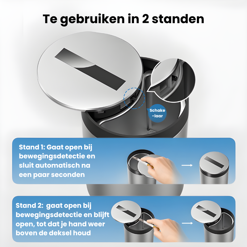 SmartTray™ | Met slimme automatische opening!