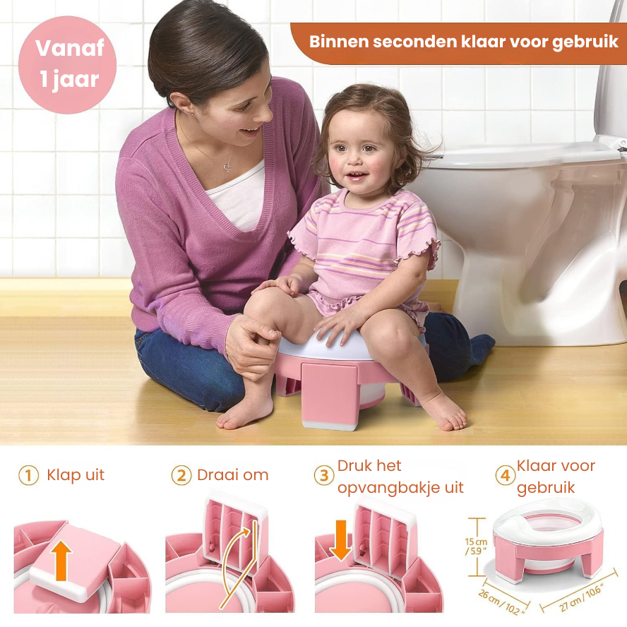 TravelPotty™ | Altijd voorbereid op noodgevallen!