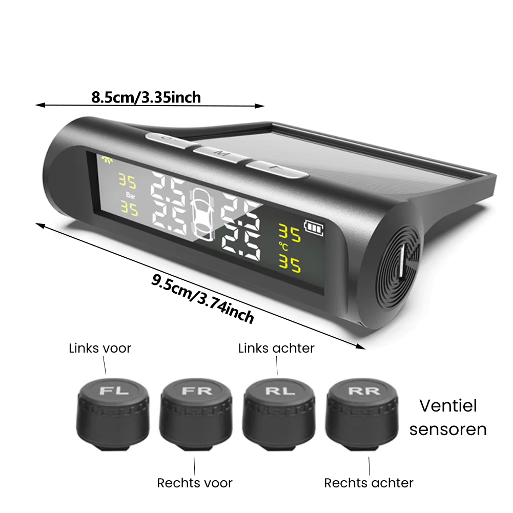 TireMonitor™ | Altijd de juiste bandenspanning!