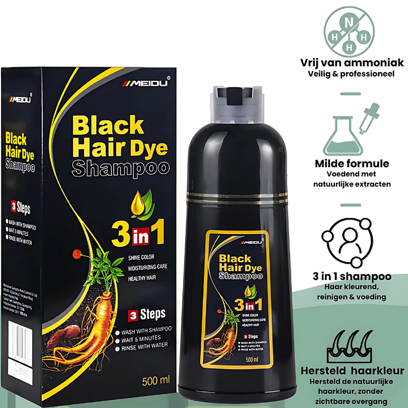 Anti-GreyShampoo™ |  Herstel je originele haarkleur!