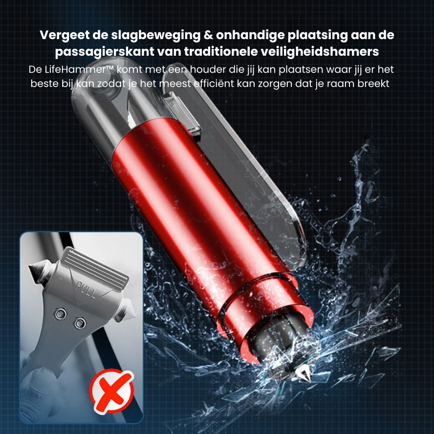 LifeHammer™ | Onmisbare redding bij noodgevallen!