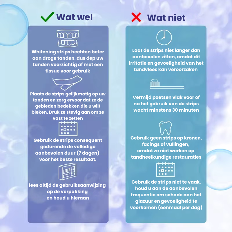 WhiteningStrips™ | Krijg weer wittere tanden!